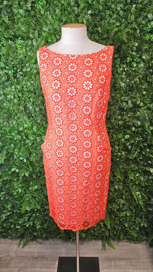 Milley NY Coral Daisy Dress BNWT (8)