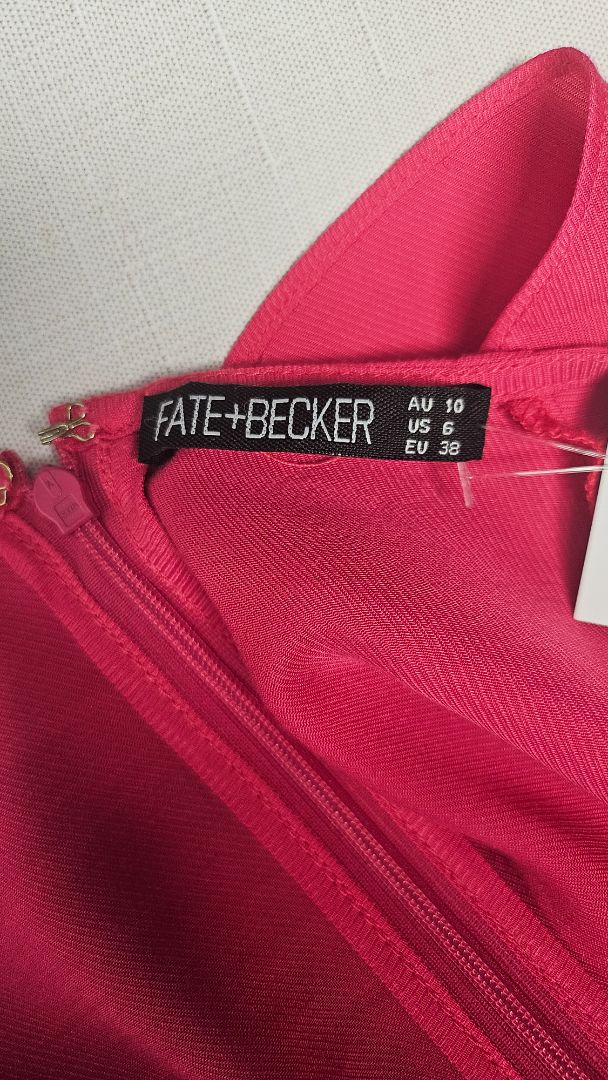 Fate+Becker Pink Drop Hem Maxi (10)