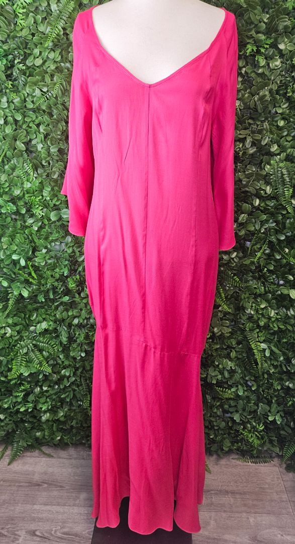 Fate+Becker Pink Drop Hem Maxi (10)