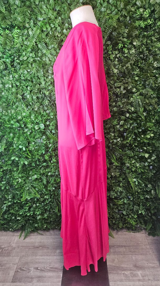 Fate+Becker Pink Drop Hem Maxi (10)