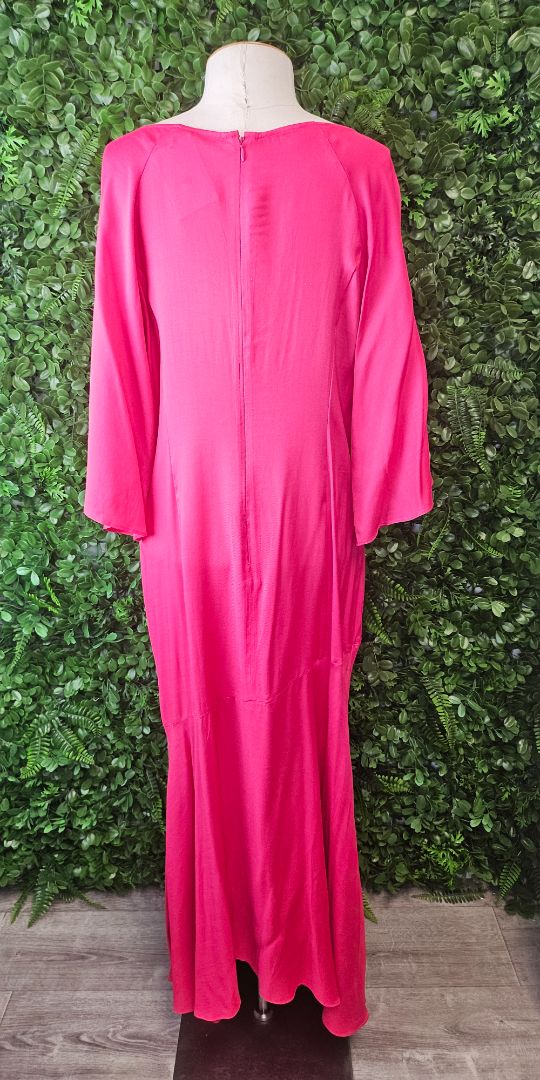 Fate+Becker Pink Drop Hem Maxi (10)