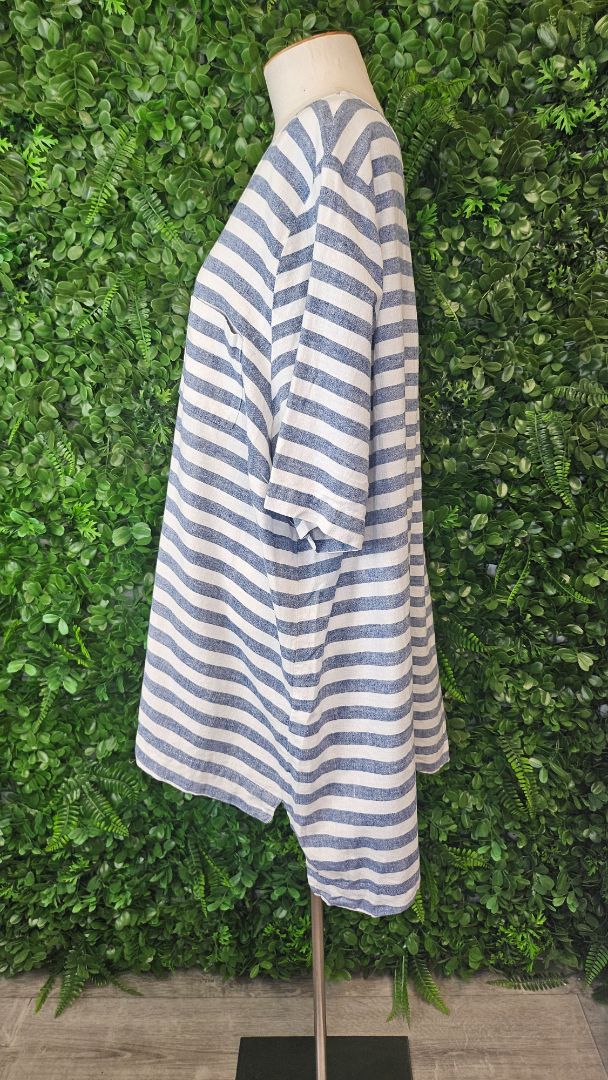 Wild Child Blue/White Striped Tee (26)