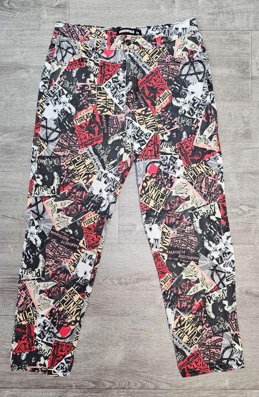 Dangerfield Multi Punk Print Jean (14)