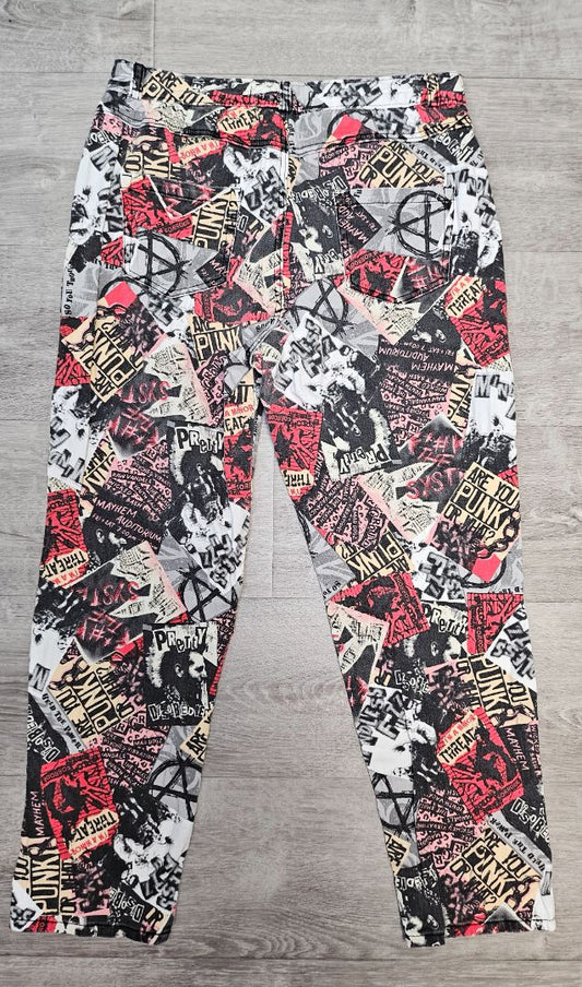 Dangerfield Multi Punk Print Jean (14)