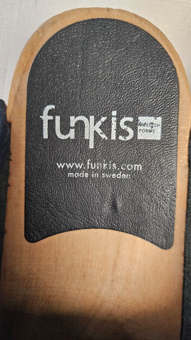 Funkis Denim Slip On Clogs (37/38)