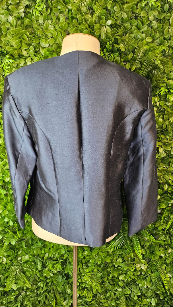 Charmaine Reveley Blue Silk Occasion Jacket BNWT (14)