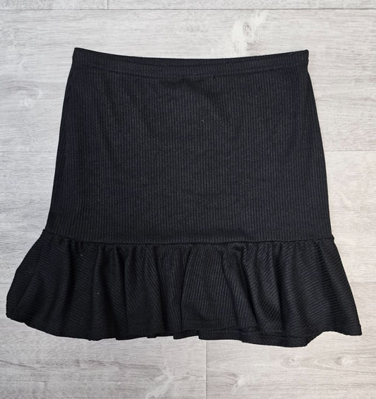 Honey & Beau Black Flippy Skirt (10)