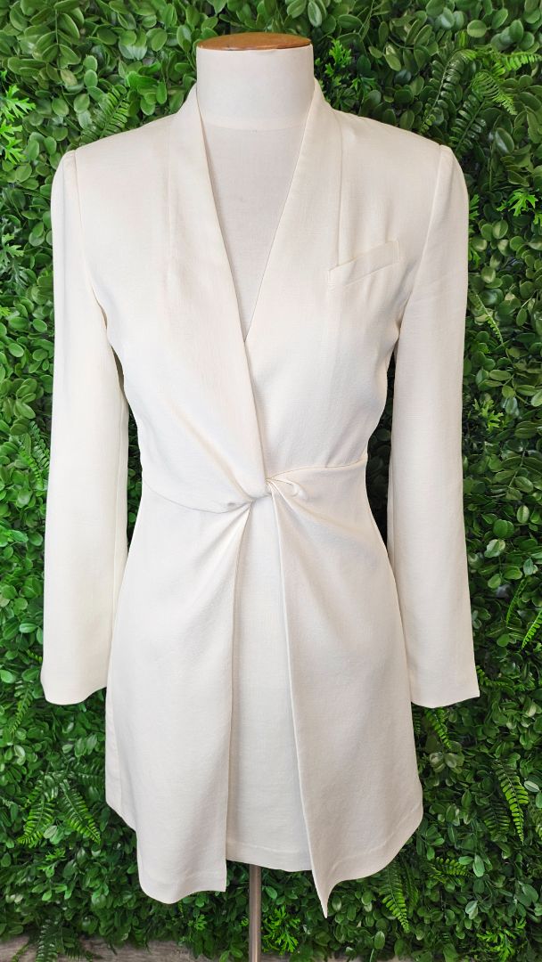 Cue Cream Blazer Dress (6)