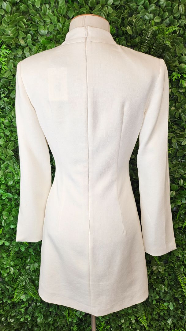 Cue Cream Blazer Dress (6)