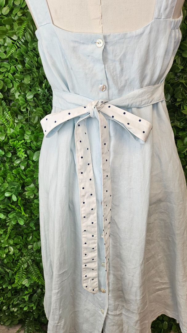 Lordship Linen Pale Blue Linen Sundress (10)