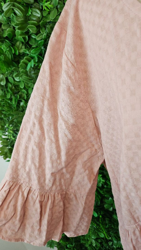 Cashews Blush Gathered Top BNWT (20)