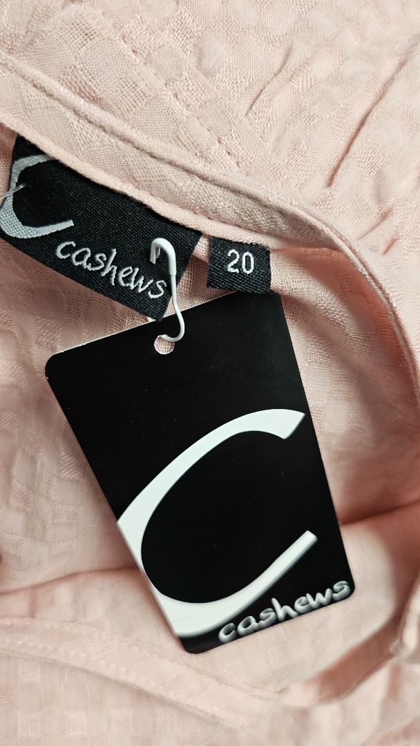 Cashews Blush Gathered Top BNWT (20)