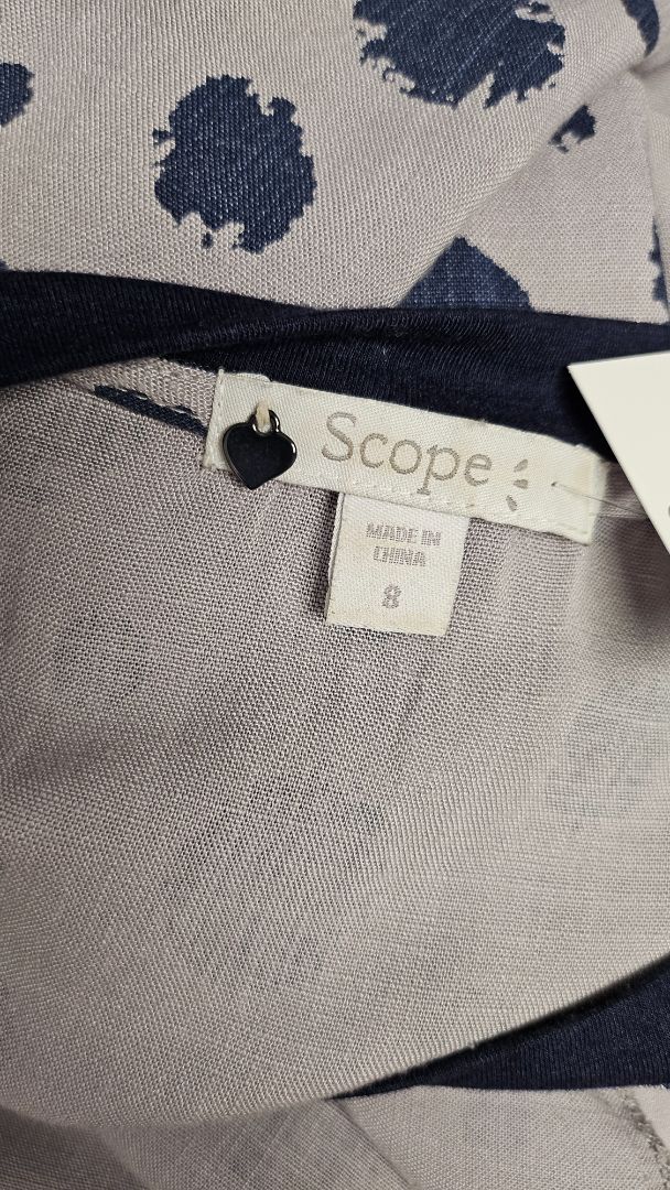 Scope Taupe Linen Blend Dress (8-10)