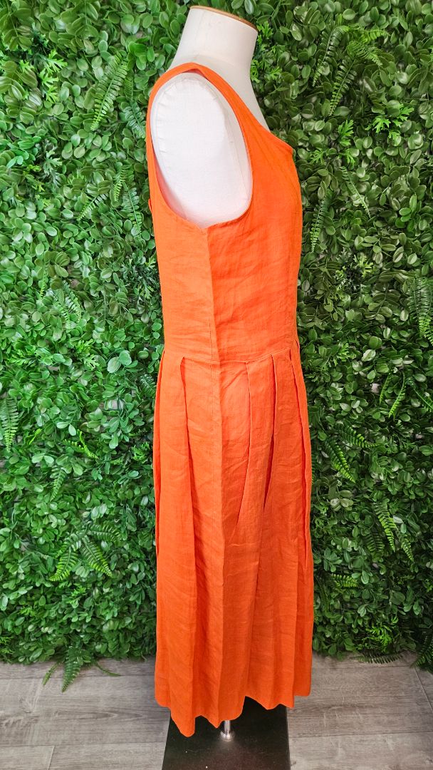 Sport Eight Orange Linen Dress (12)