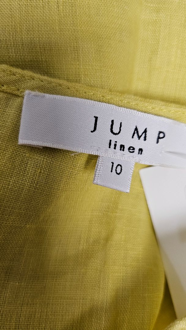 Jump Yellow Linen Top (10)