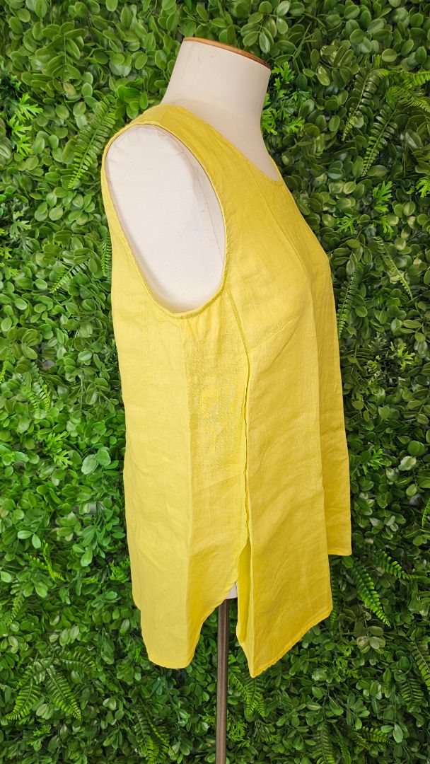 Jump Yellow Linen Top (10)