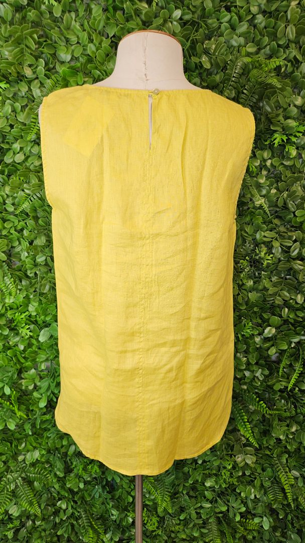 Jump Yellow Linen Top (10)