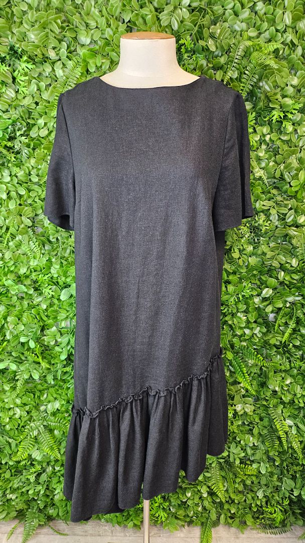 Piper Black Linen Dress (10)