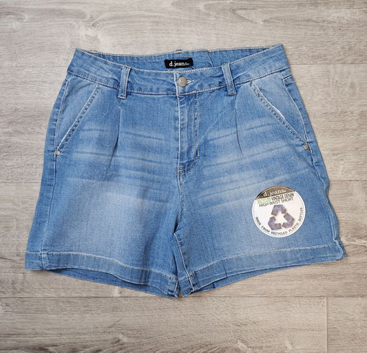 D Jeans Blue High Waisted Shorts BNWT (10)