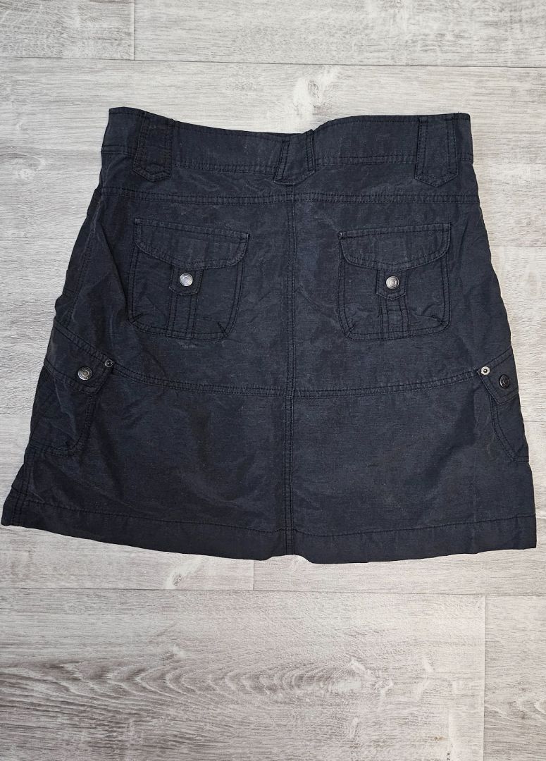 Kathmandu Black Cargo Skirt (12)