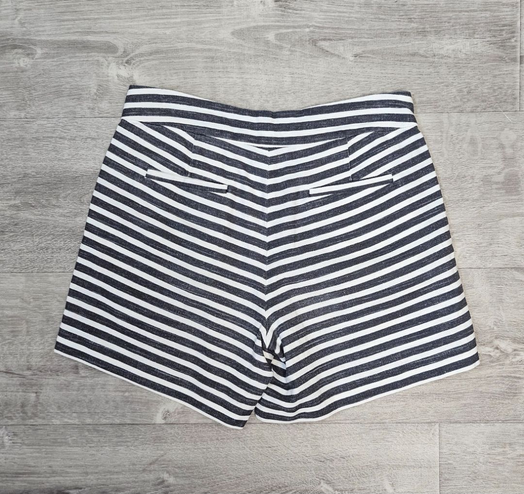 Laura Ashley Stripe Linen Blend Shorts (8)