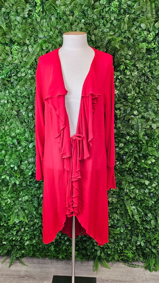 TCD Red Sheer Jacket (14-16)