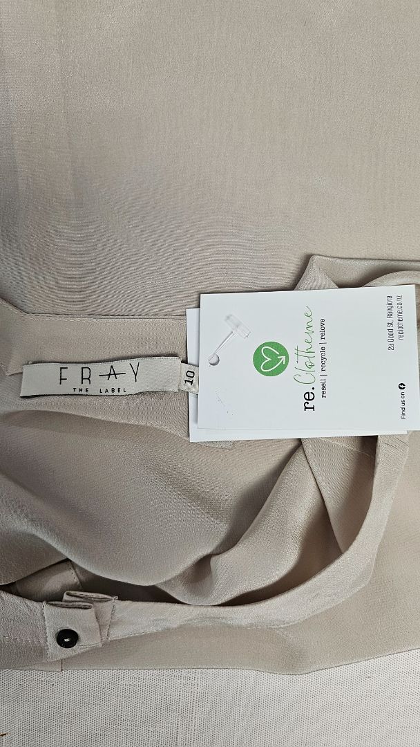 Fray The Label Beige Silk Top (10)