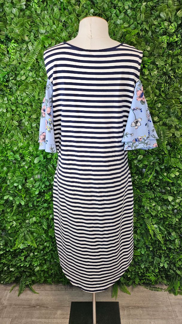 Charlo Stripe/Floral Lexi Dress BNWT (12)