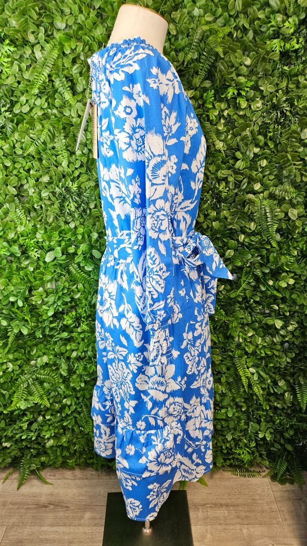 Threadz Blue Floral Dress BNWT (12)