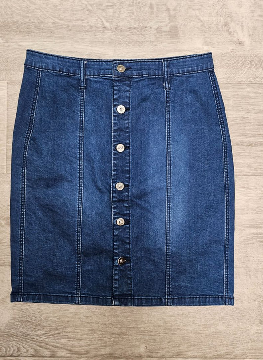 Wakee Blue Denim Skirt (12)