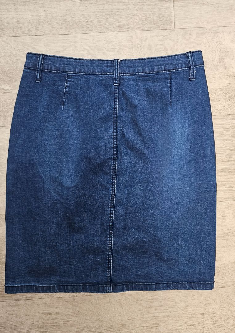 Wakee Blue Denim Skirt (12)