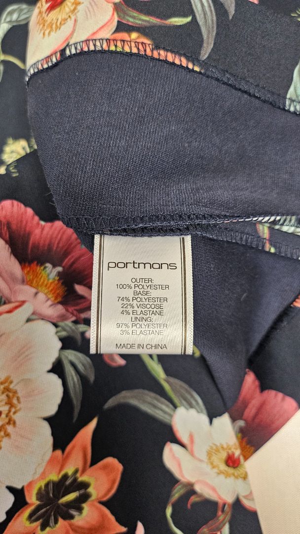 Portmans Floral Pencil Skirt (14)