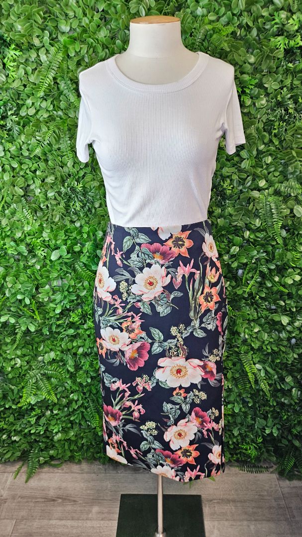 Portmans Floral Pencil Skirt (14)