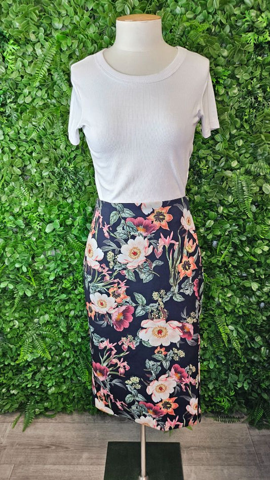 Portmans Floral Pencil Skirt (14)