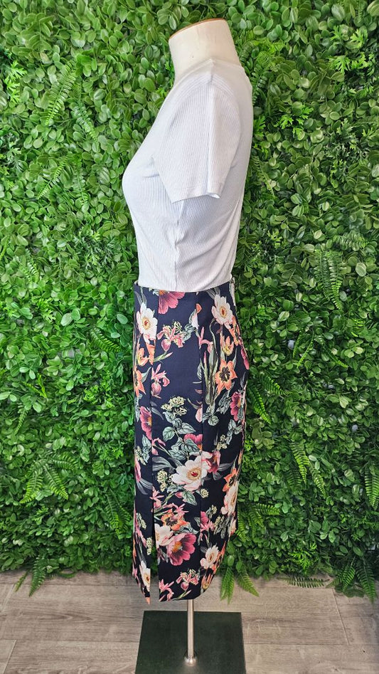 Portmans Floral Pencil Skirt (14)