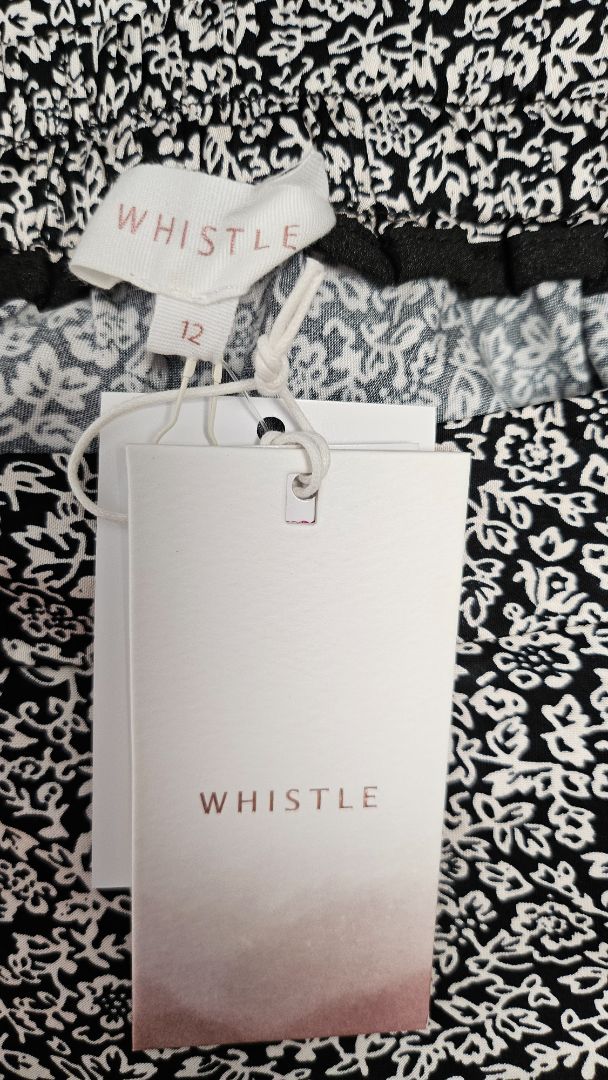 Whistle Print Slip Skirt BNWT (12)