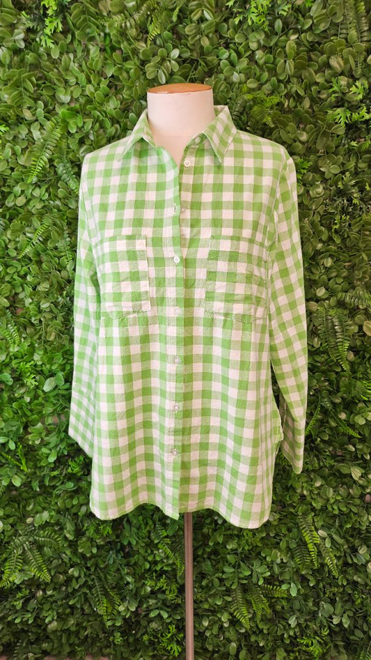 Betty Basics Green Heston Shirt (10)