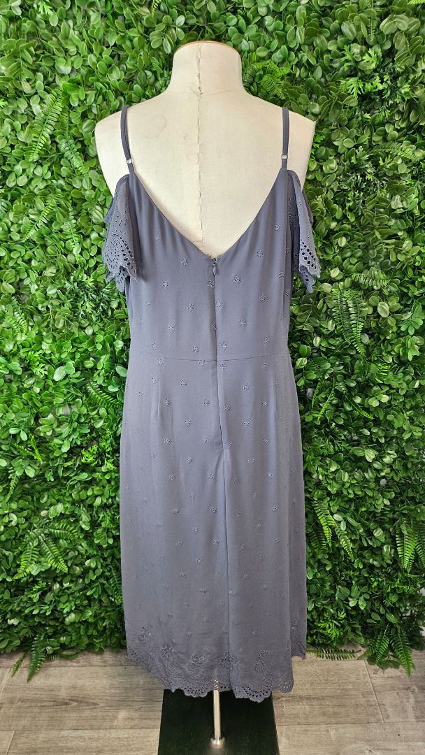 Max Grey Cold Shoulder Dress (12)