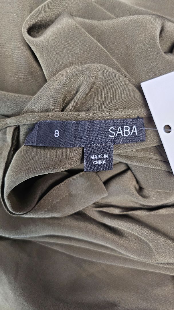 Saba Green Slip Dress (8)