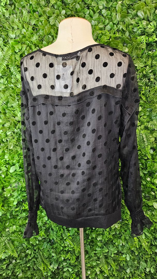 Seeking Lola Black Polka Top (10)