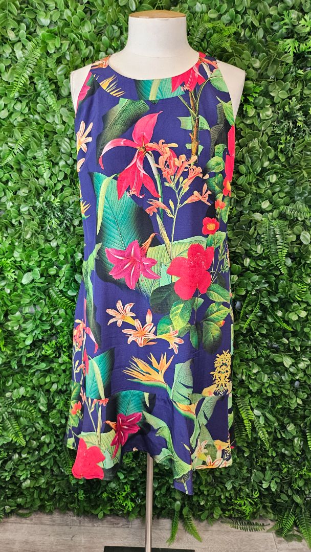 Andrea Moore Print Tropical Dress (12)