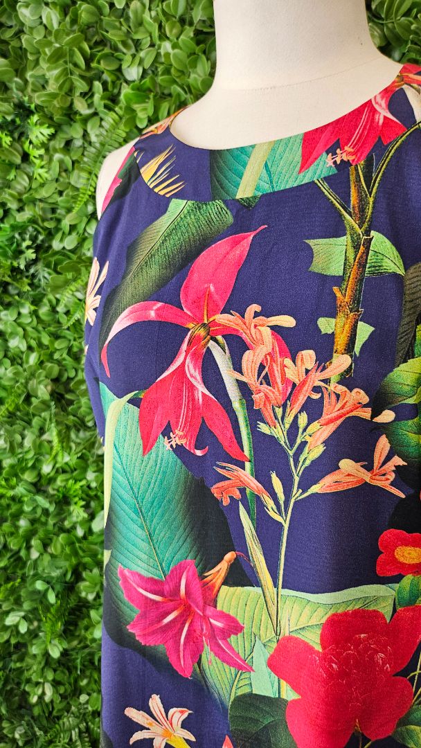 Andrea Moore Print Tropical Dress (12)