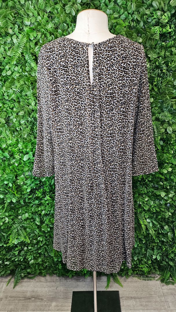 Blue Illusion  Leopard Print Dress (12)