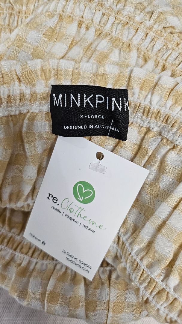 Mink Pink  Gingham Top (16)