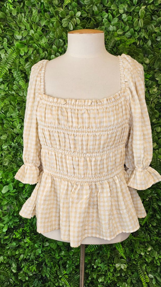 Mink Pink  Gingham Top (16)