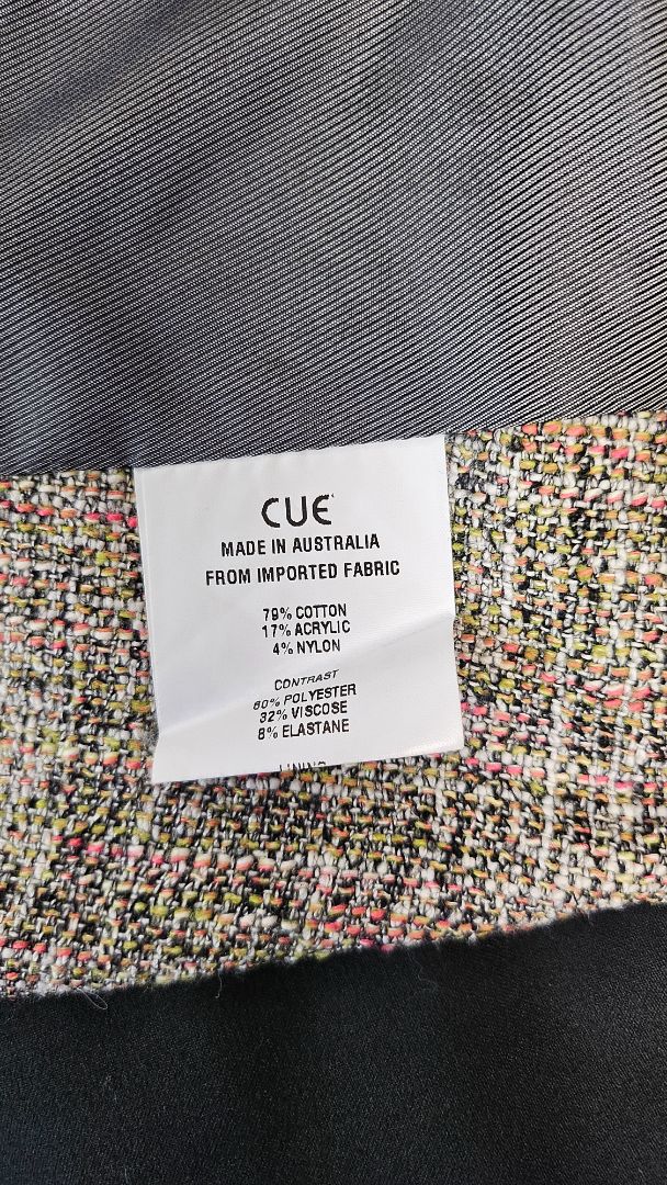 Cue Multi Tweed Crop Jacket (10)