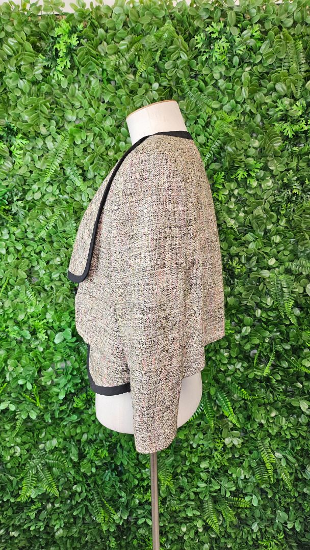 Cue Multi Tweed Crop Jacket (10)