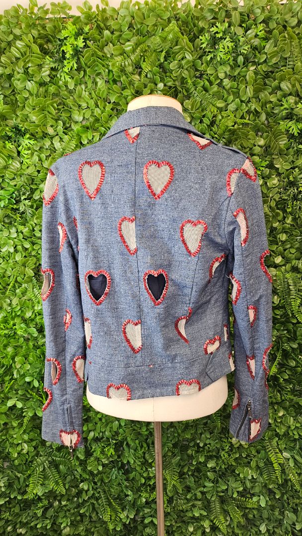 Cooper Denim Sheer Heart Jacket 8