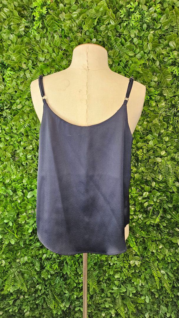 Whistle Navy Tie Front Top BNWT (10)