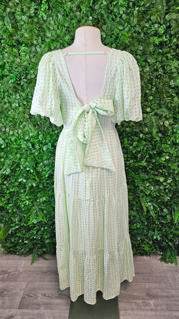 Ebby And I Mint Tie Back Dress BNWT (10)